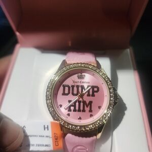 Juicy Couture Pink and Gold Women's Watch